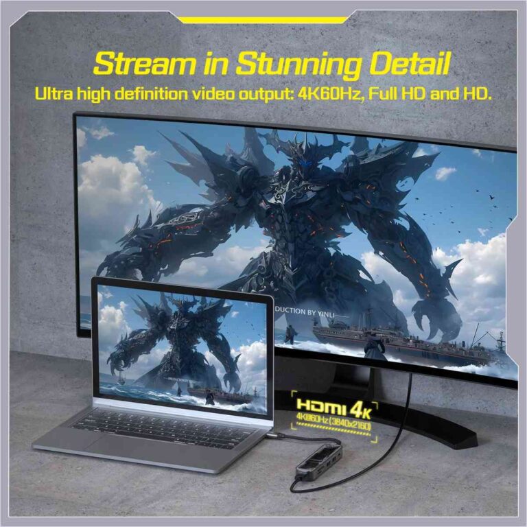 Cổng chuyển USB-C MicoPack 6in1 MDC-N6T 6