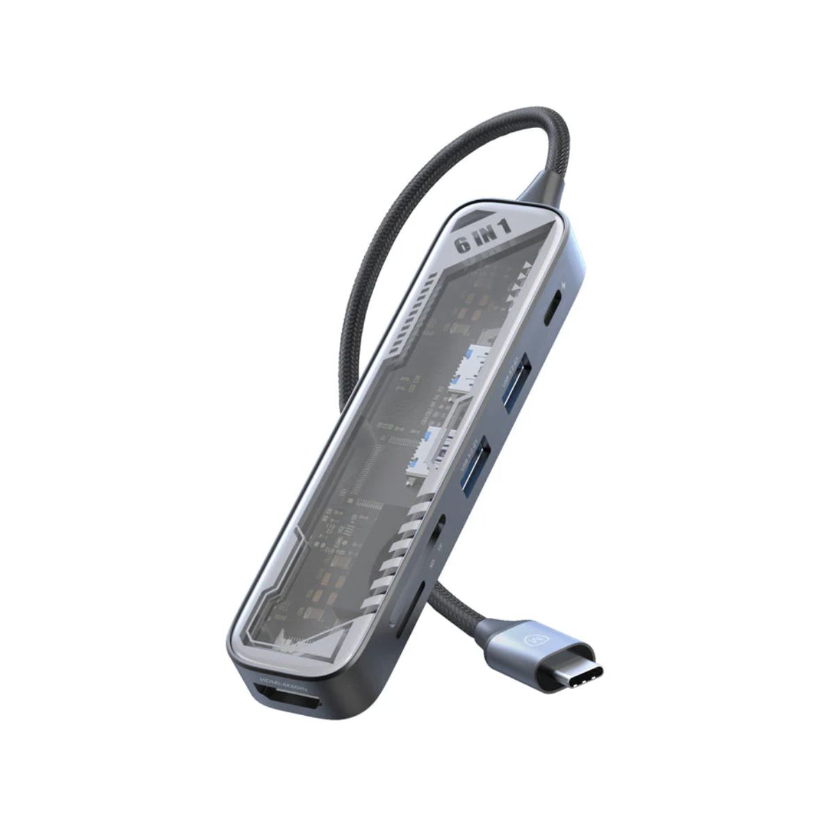 Cổng chuyển USB-C MicoPack 6in1 MDC-N6T