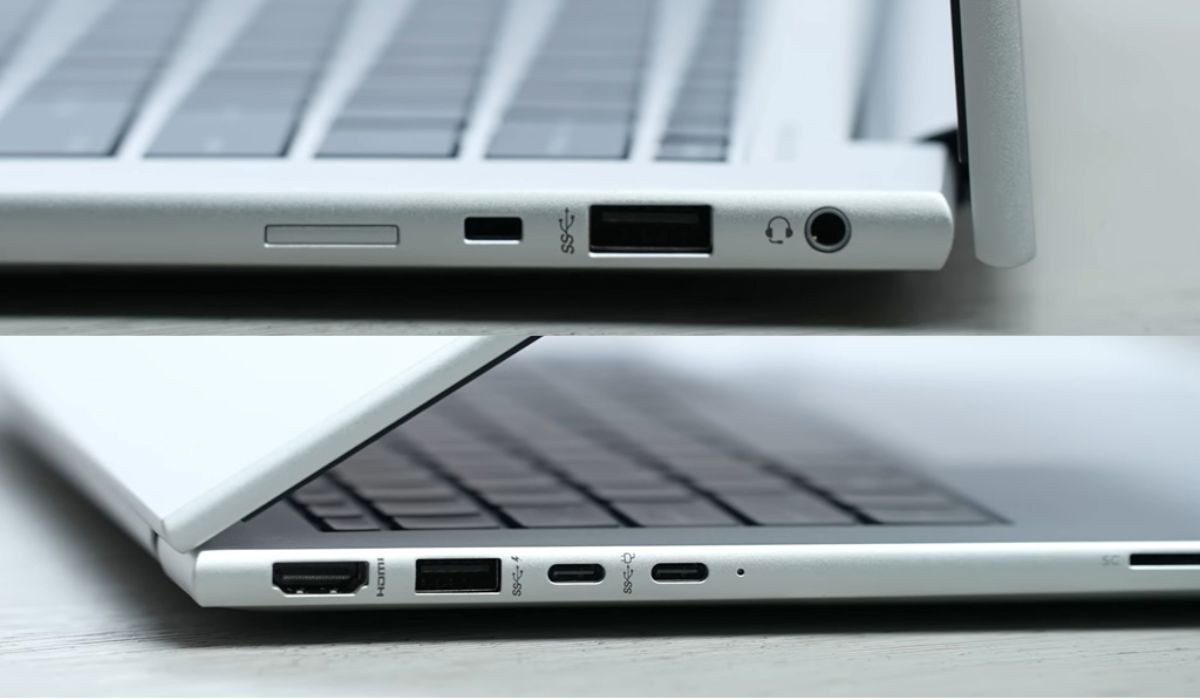 Các cổng kết nối trên Elitebook 845 G9 2022