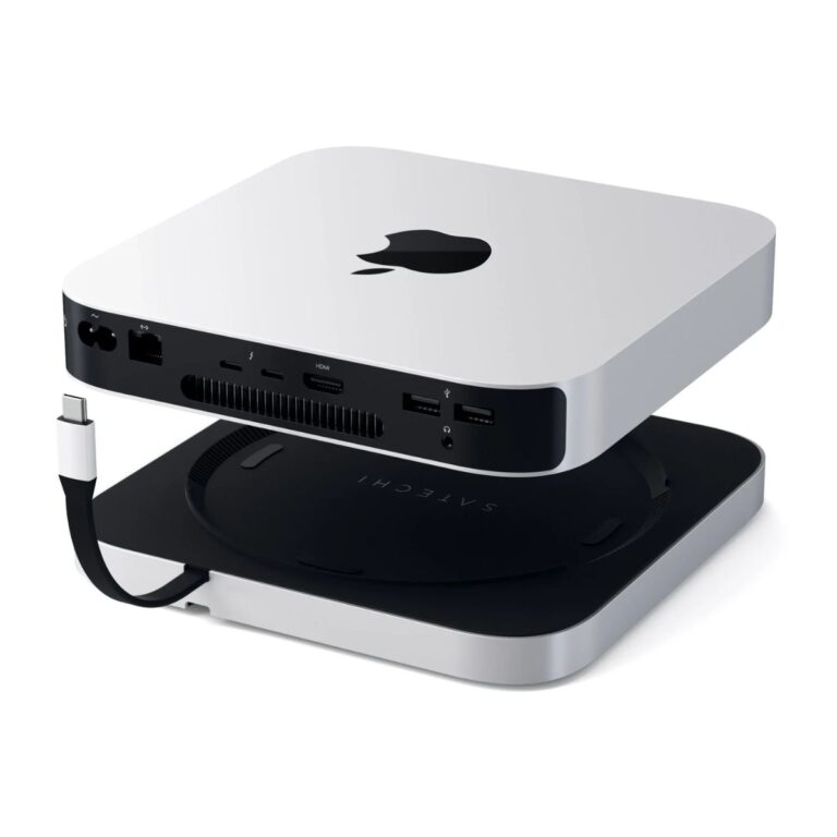 Đế kiêm Hub Satechi 8in1 cho Mac Mini/Studio với khe SSD - ST-MMSHS 2