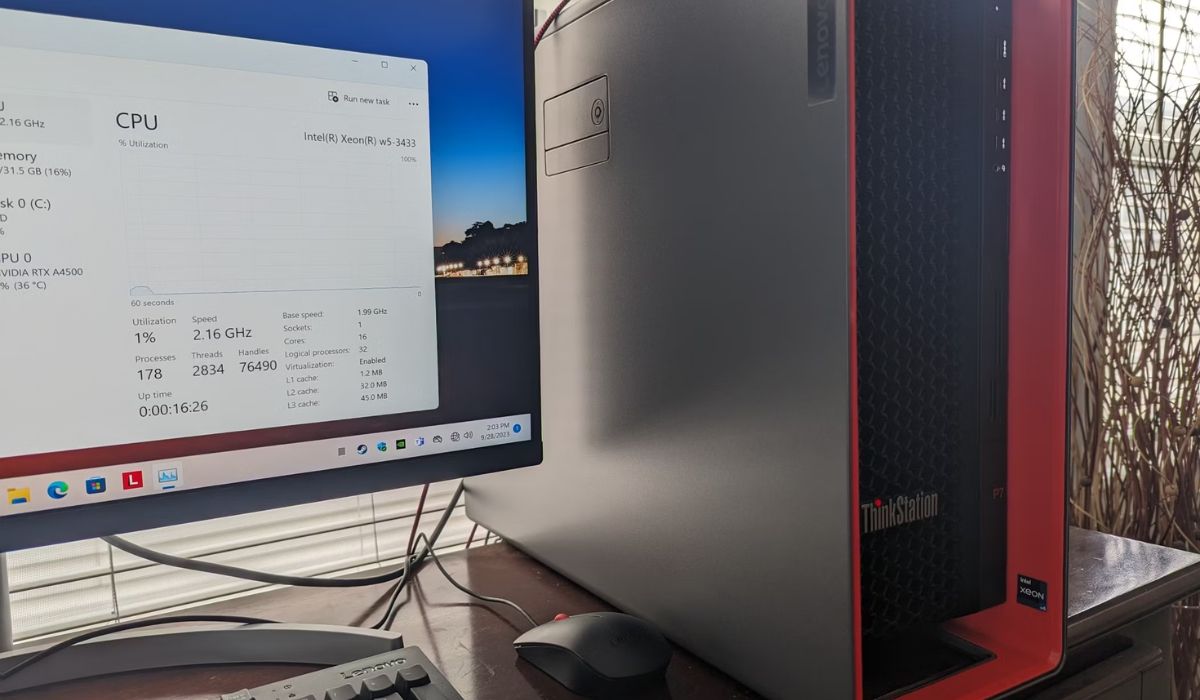 Hiệu năng của Thinkstation P7 mạnh mẽ