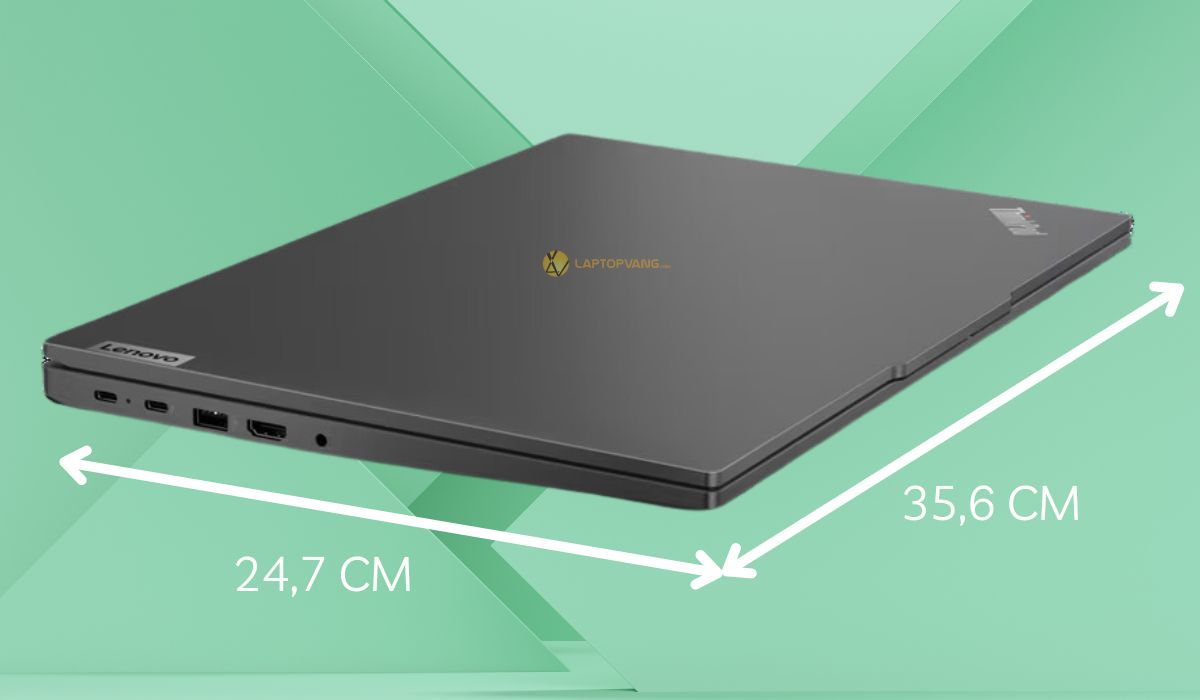 Kích thước của Lenovo ThinkPad E16 Gen 2