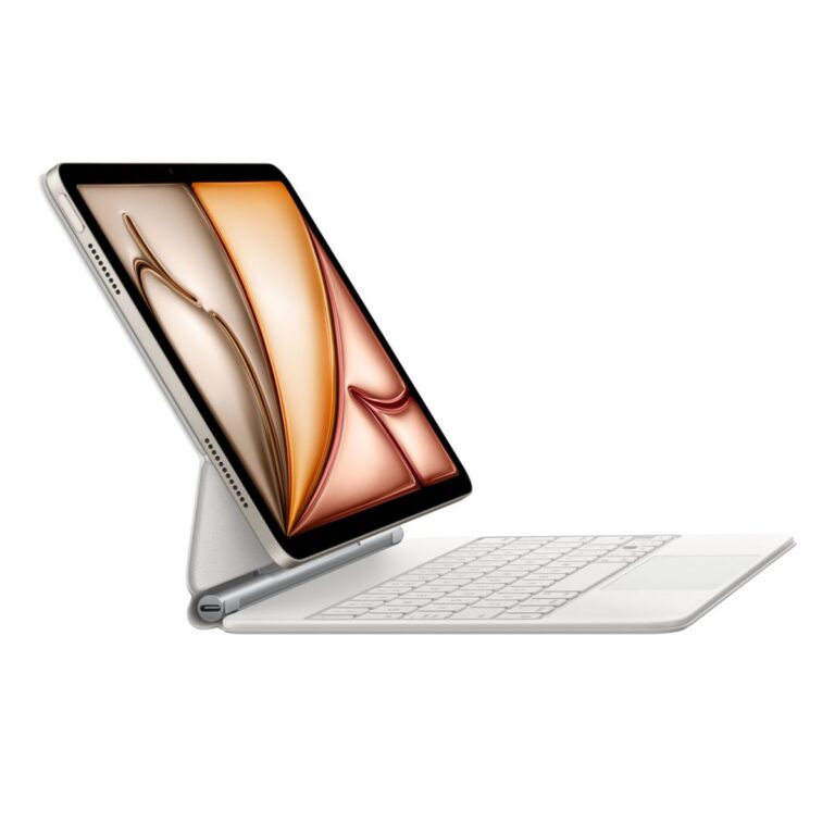 Magic Keyboard White iPad Air 11 inch M2 3