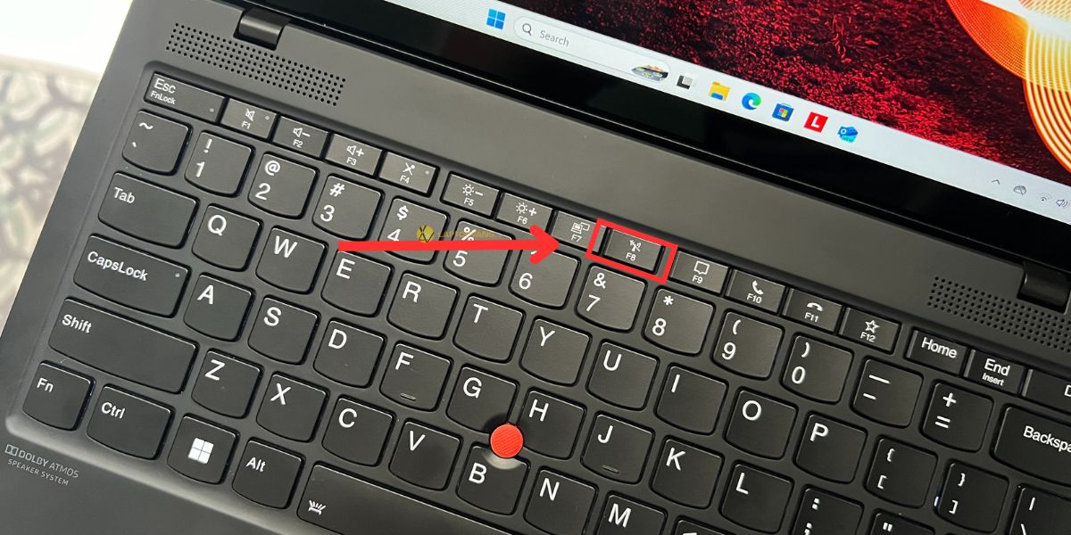 Phím tắt bật Wifi trên laptop Lenovo