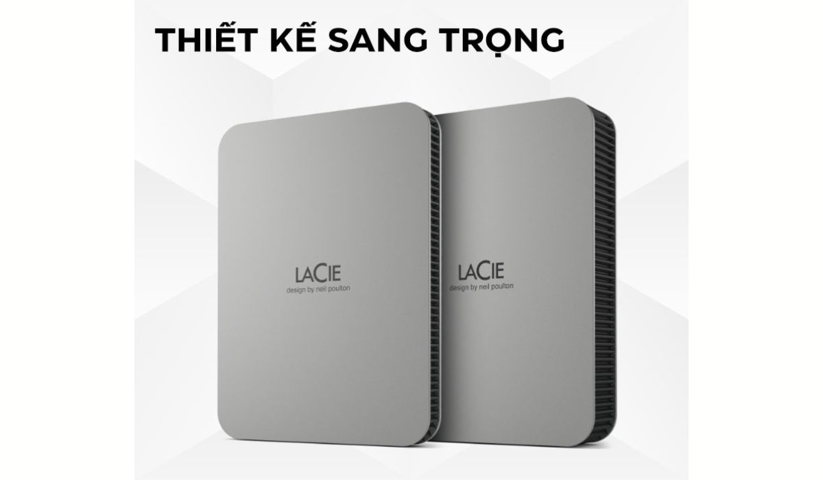 LaCie Munich Mobile Drive V02 thiết kế sang trọng