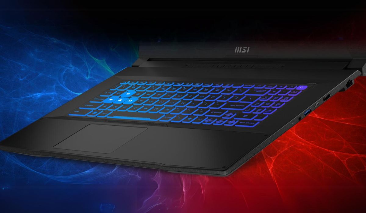 Bàn phím rực rỡ của MSI Katana A17 AI