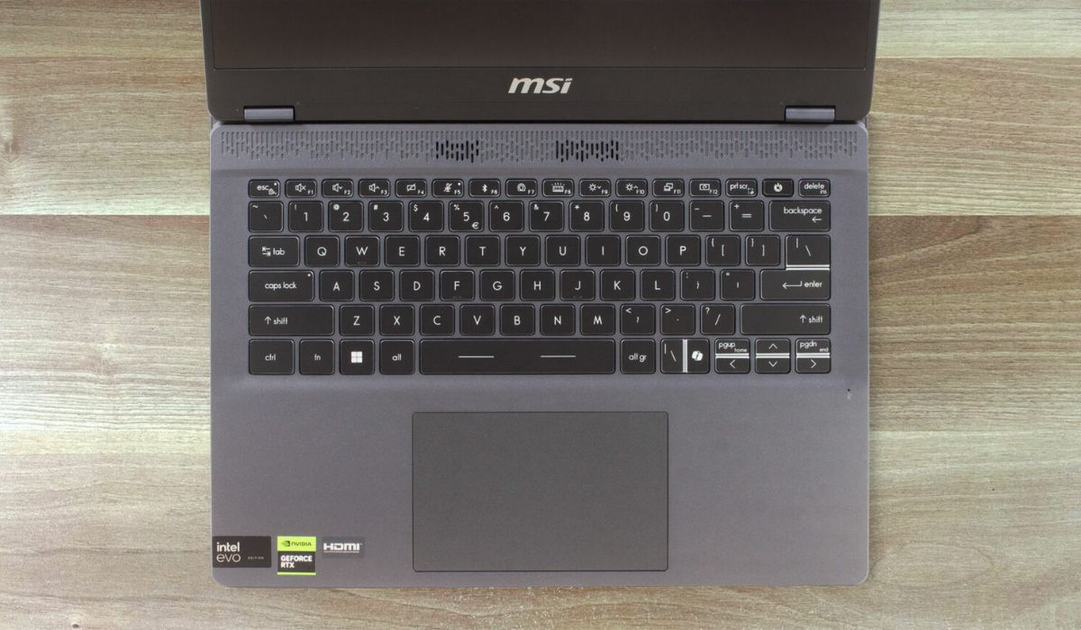 Bàn phím MSI Prestige 14 AI Studio