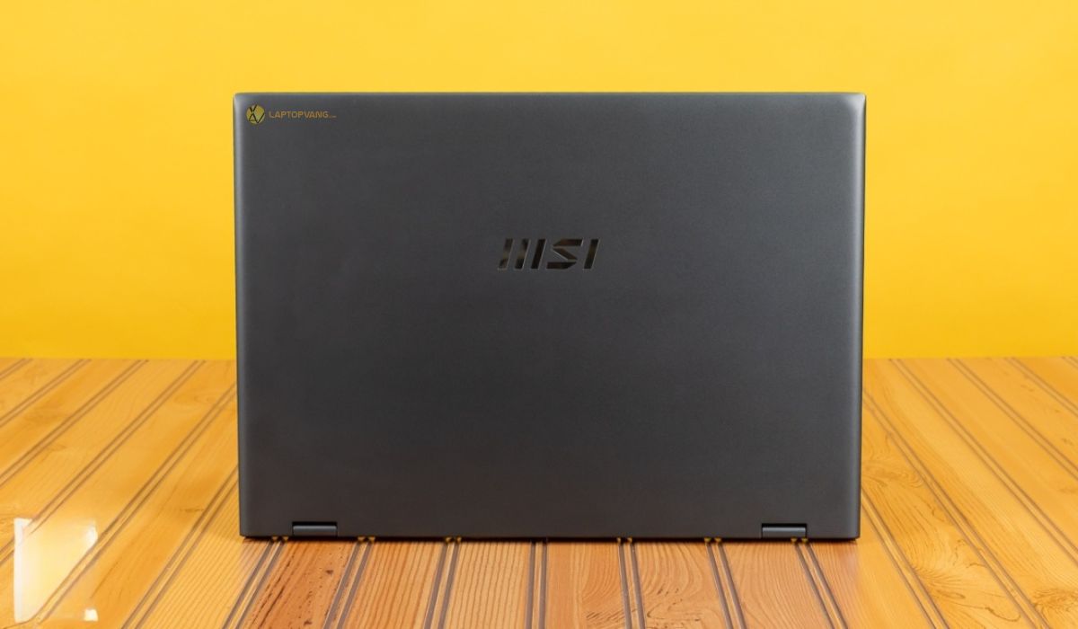 Thiết kế ở mặt A của MSI Prestige 16