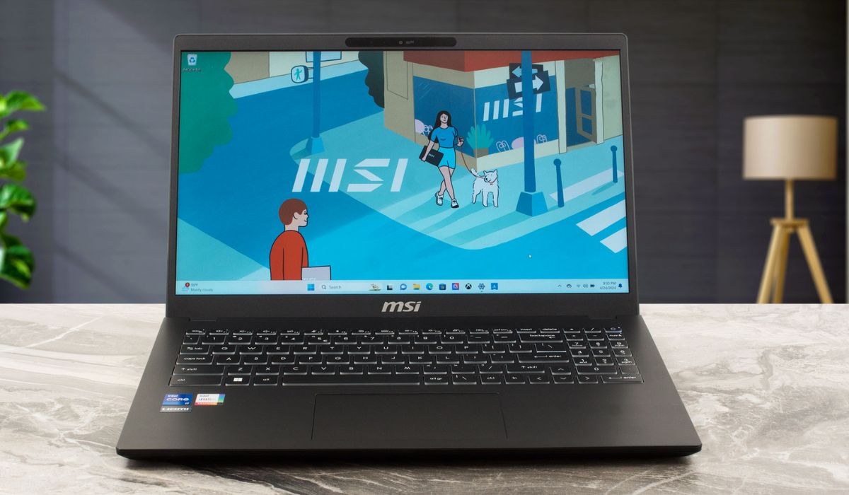 MSI Modern 15 H AI giải quyết công việc nhanh chóng