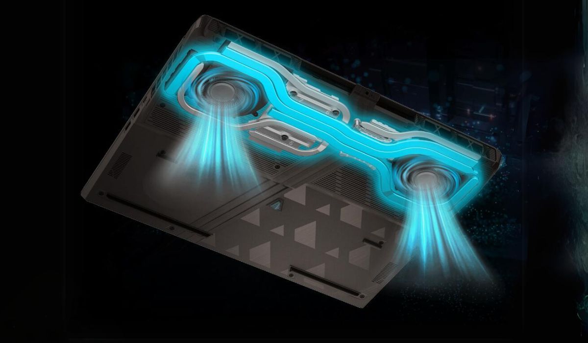 Tản nhiệt trên MSI Vector 16 HX A14V