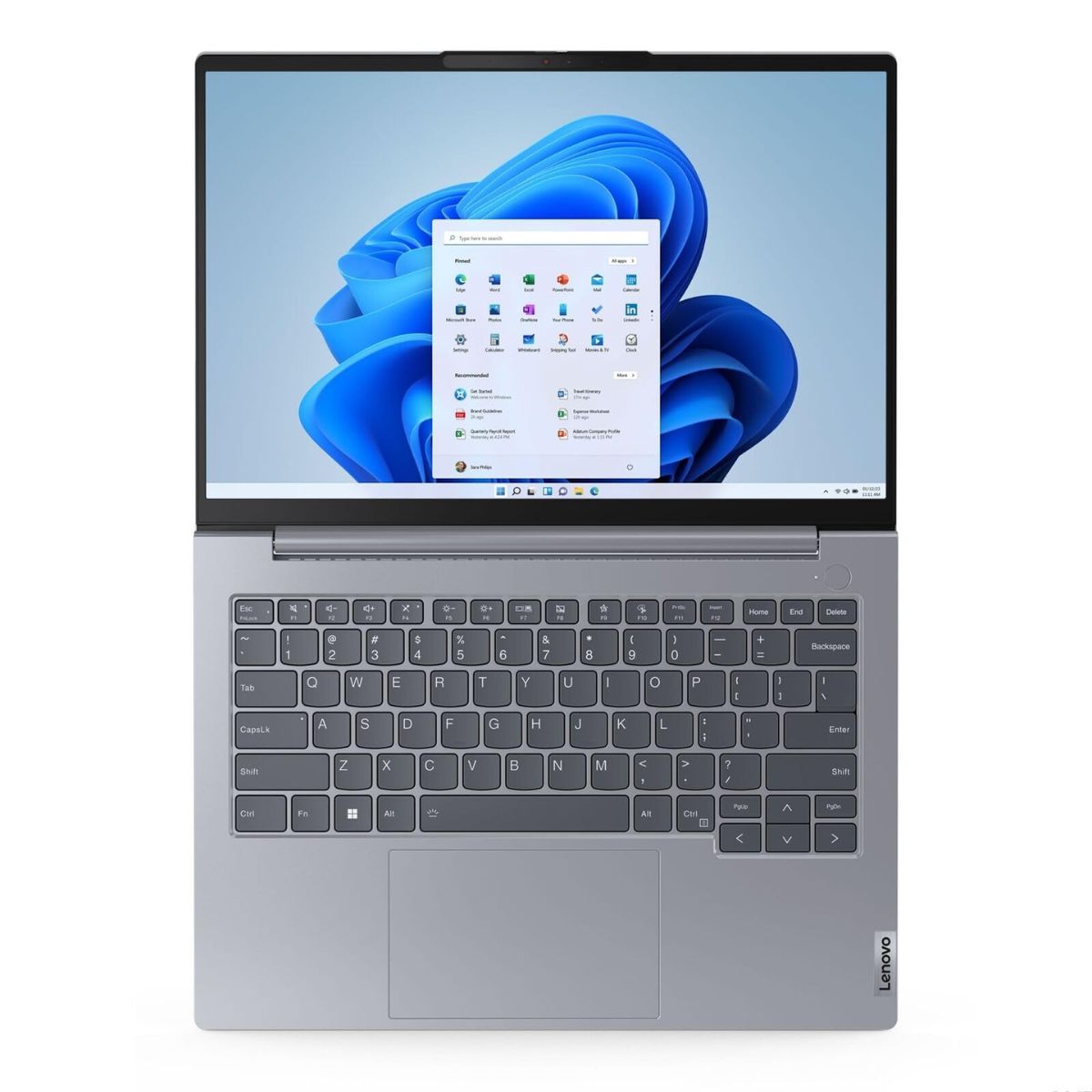 bàn phím và trackpad của lenovo thinkbook 14 gen 6 plus được thiết kế thoải mái
