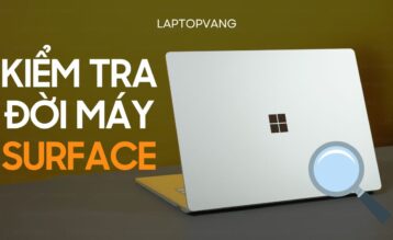 cách kiểm tra đời máy surface