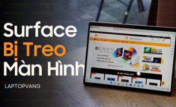 surface bị treo màn hình