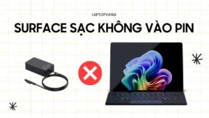 surface sạc không vào pin