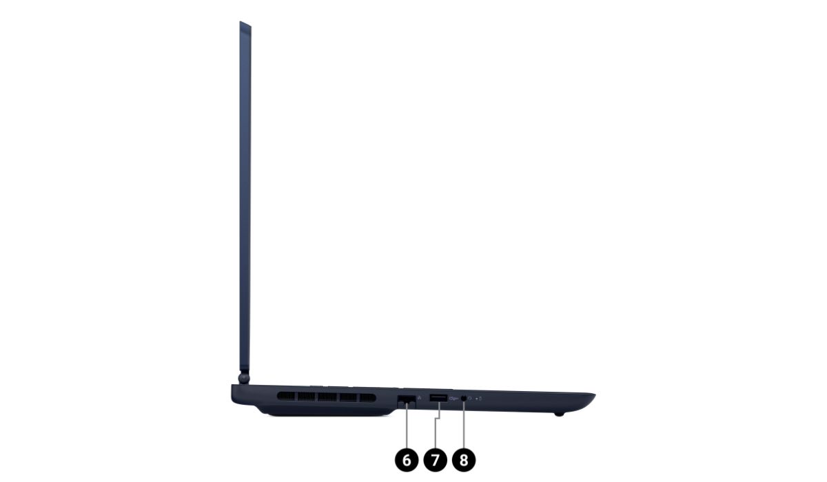 Các cổng kết nối ở cạnh trái