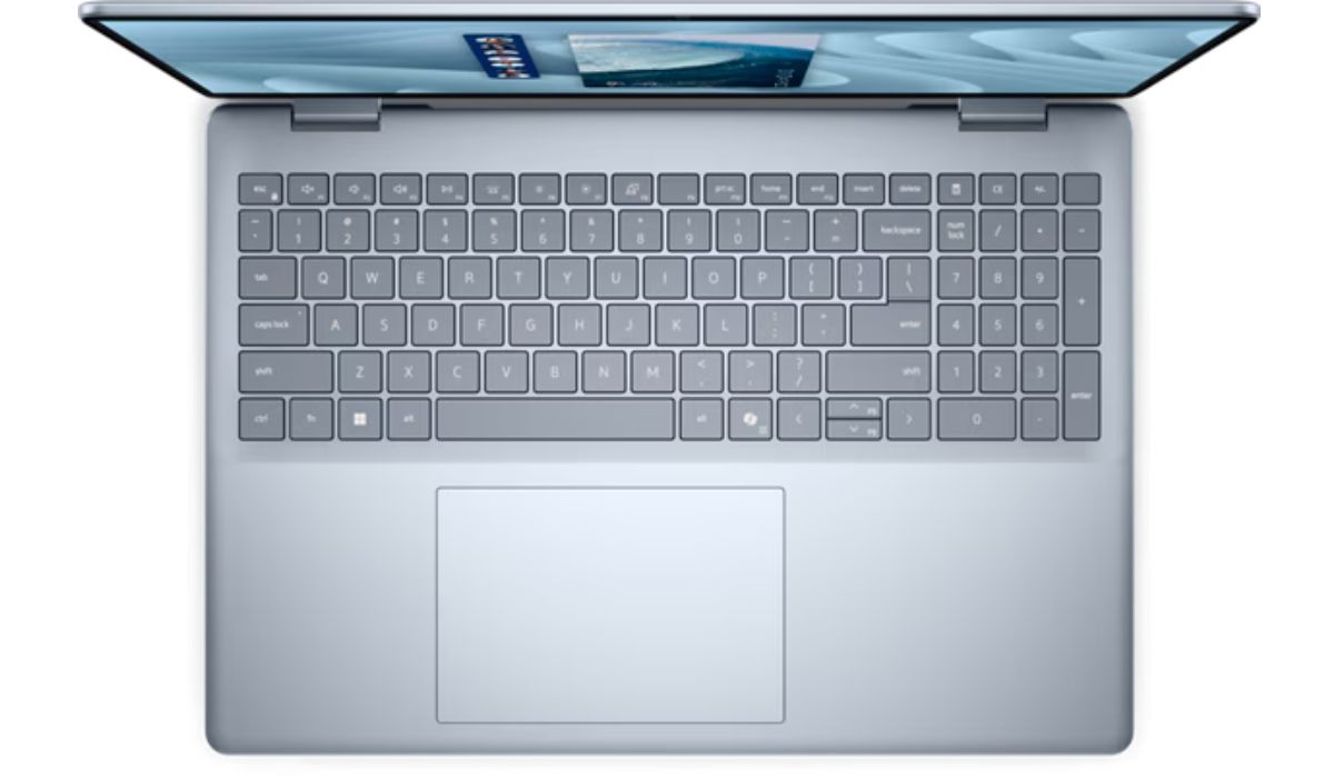 Măt C gồm bàn phím và touchpad được thiết kế khoa học
