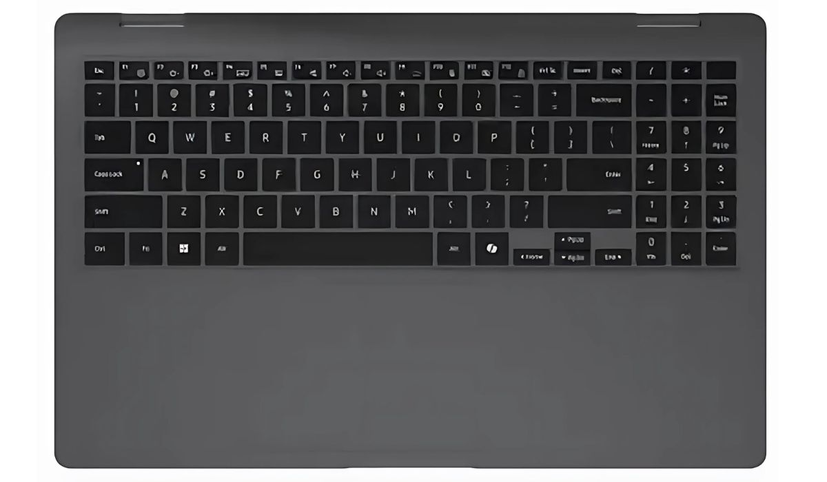 Bàn phím và touchpad của Galaxy Book5 360