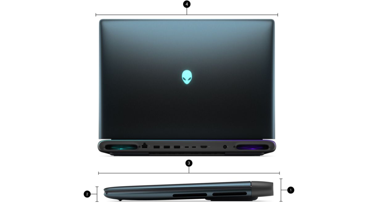 Kích thước của Alienware 18 Area 51 AA18250