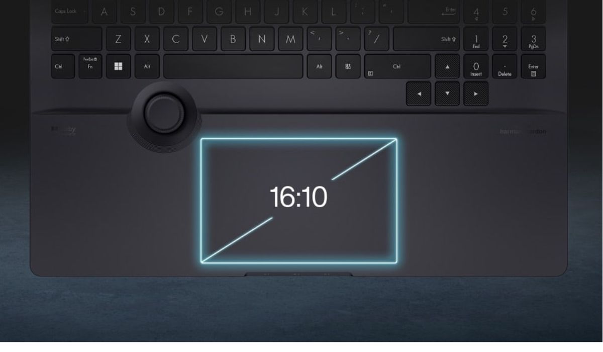 Touchpad được mở rộng với tỷ lệ 16:10