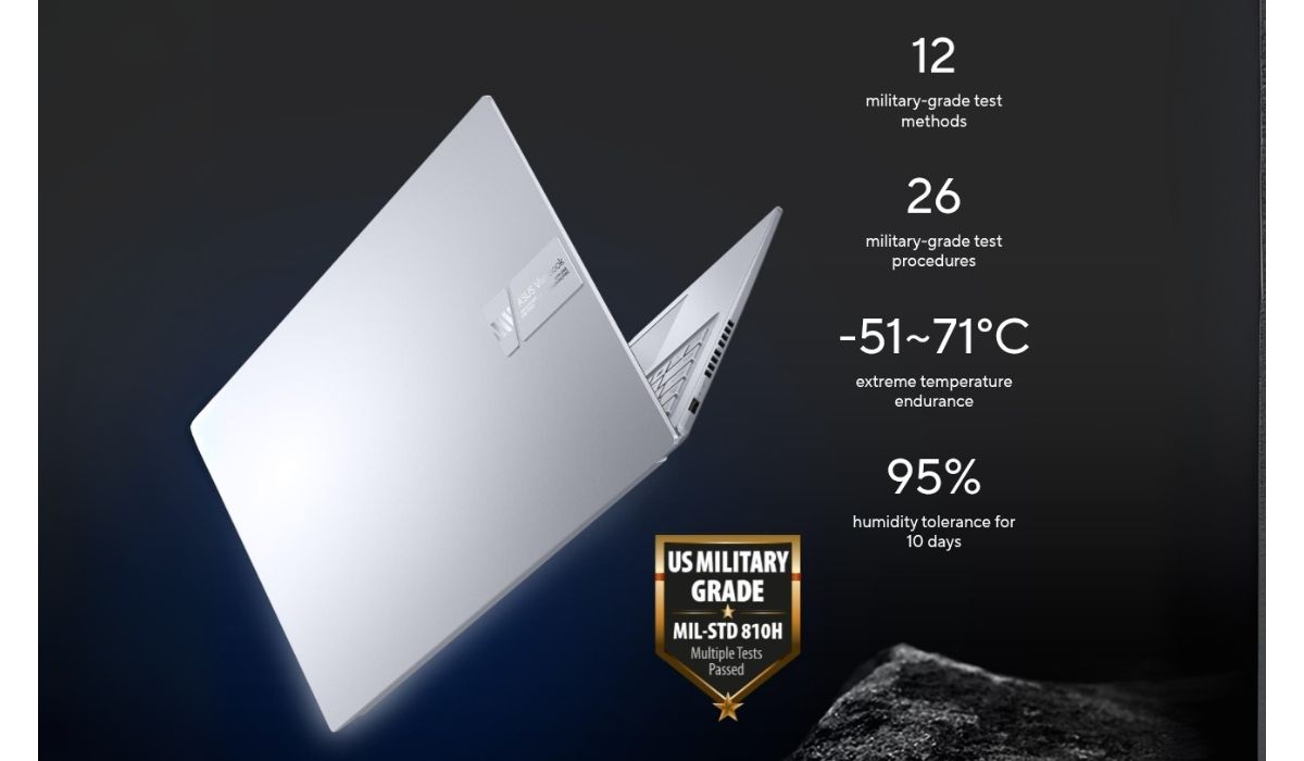 Laptop chuẩn độ bền, mang lại sự chắc chắn khi sử dụng