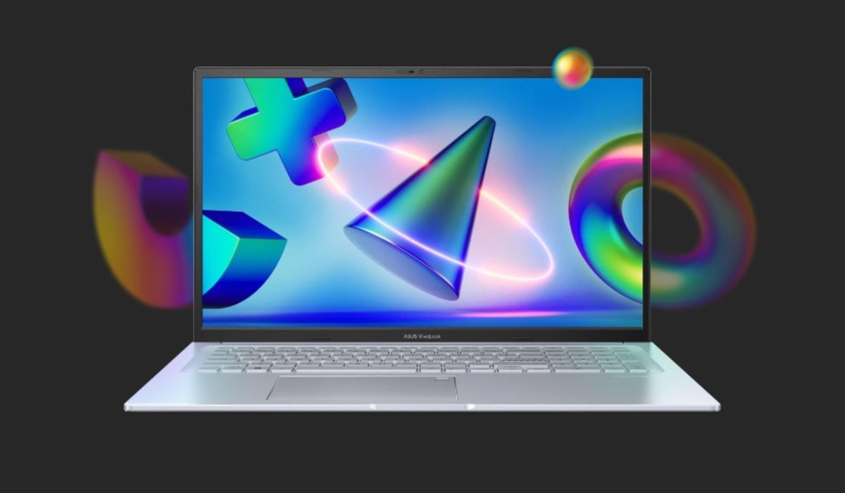 Màn hình của Asus Vivobook 17X K3704 sắc nét, hiển thị rõ màu sắc