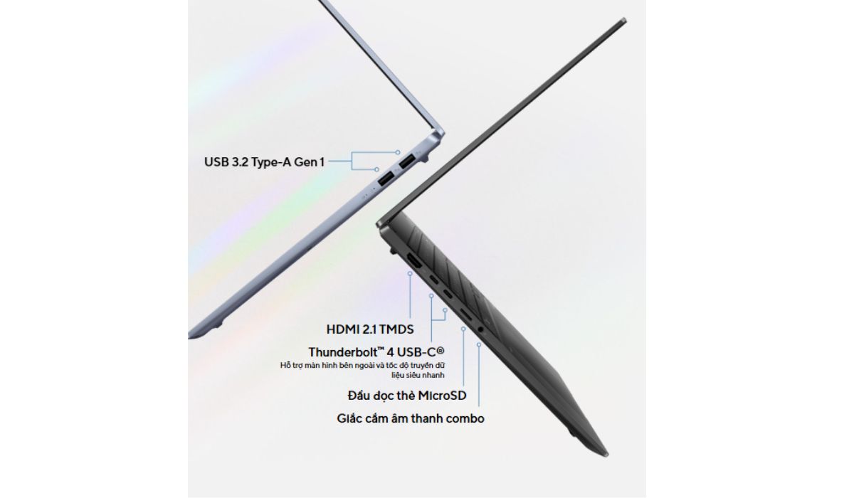 Các cổng kết nối của Asus Vivobook S 16 S5606