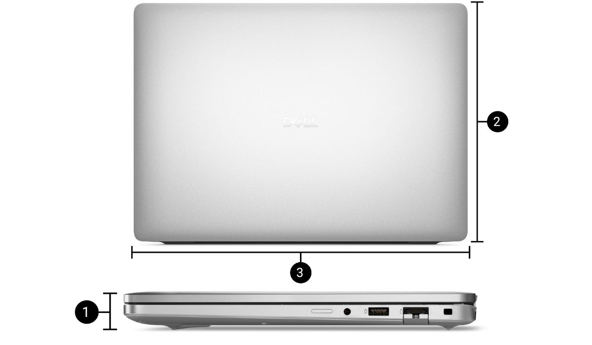 Kích thước laptop nhỏ gọn với trọng lượng nhẹ