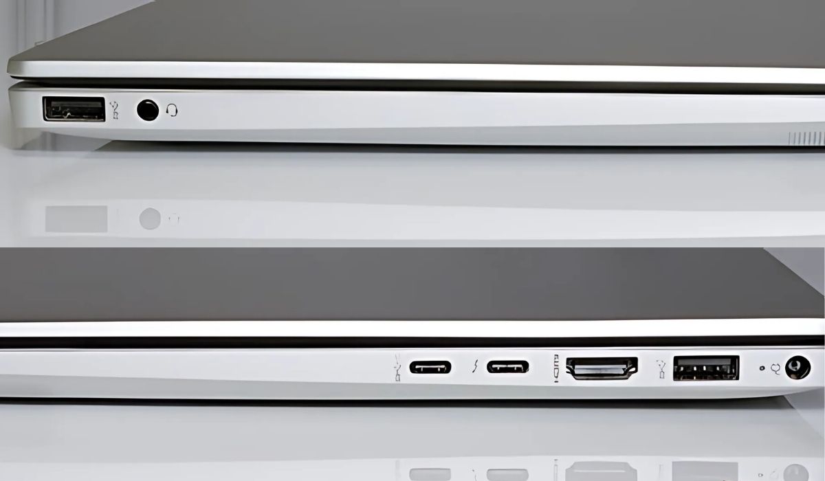 Các cổng kết nối của laptop được trang bị 2 bên cạnh