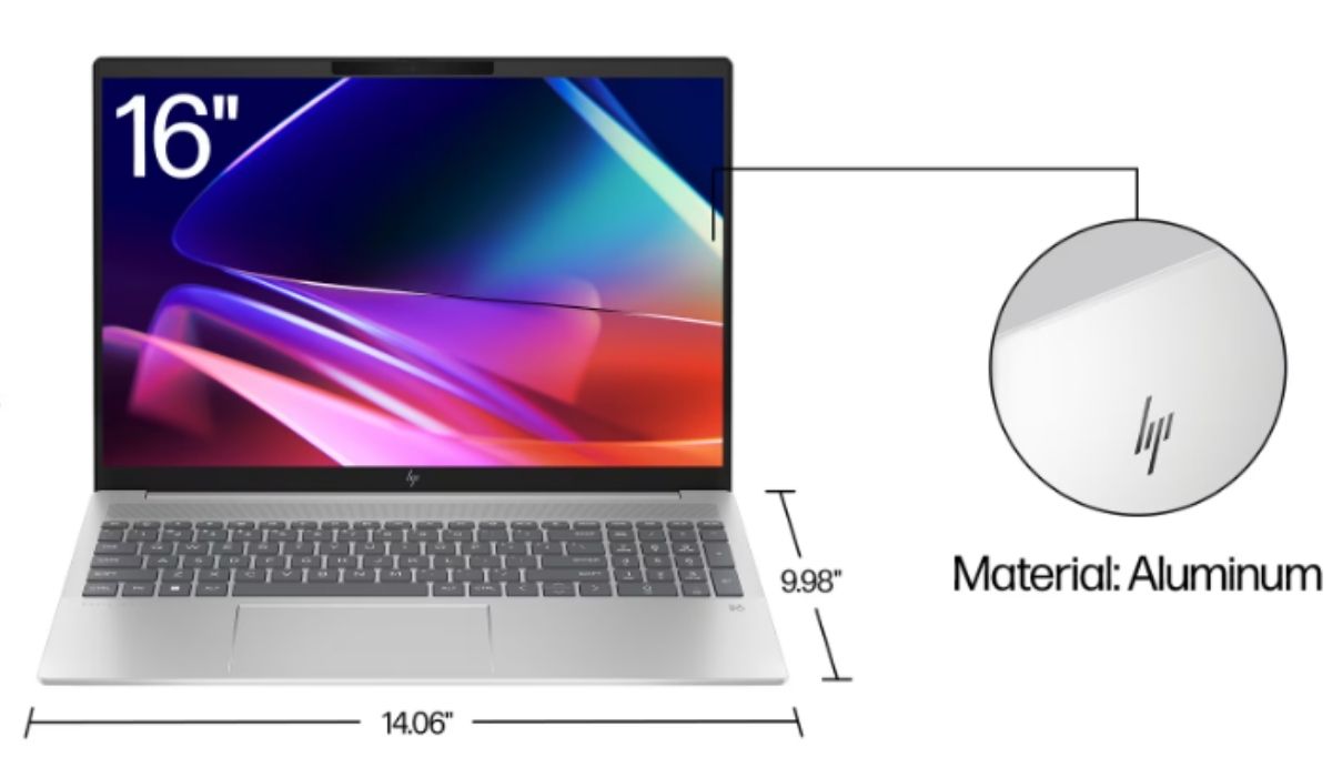 Kích thước của HP Pavilion Plus 16-ab1010nr